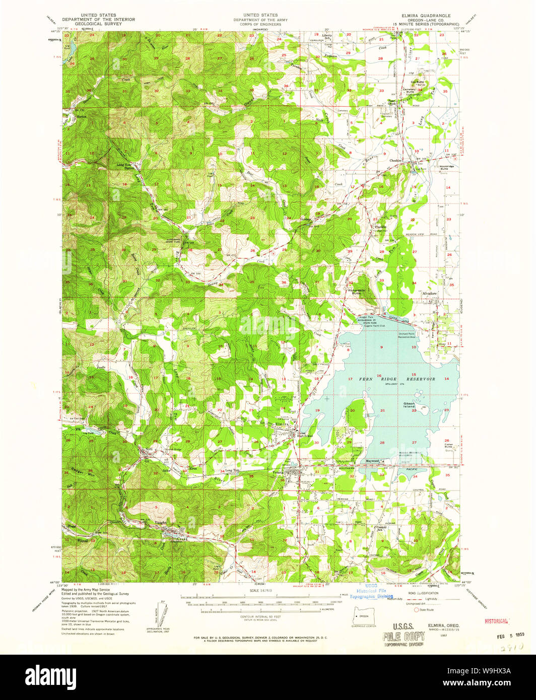 Map of elmira hires stock photography and images Alamy