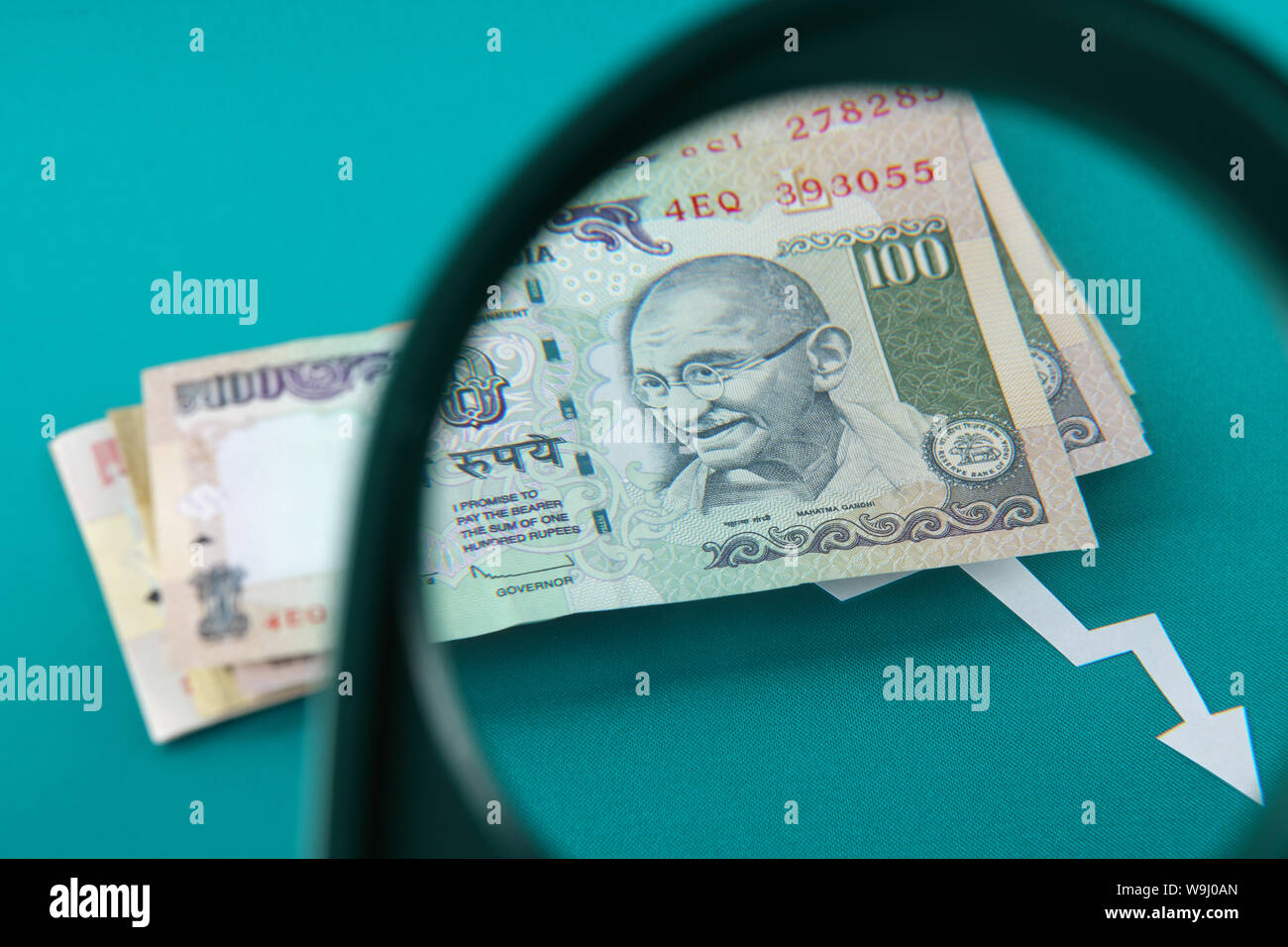 Blue Sign Indian Rupee Symbol High Resolution Stock Photography And Images Alamy