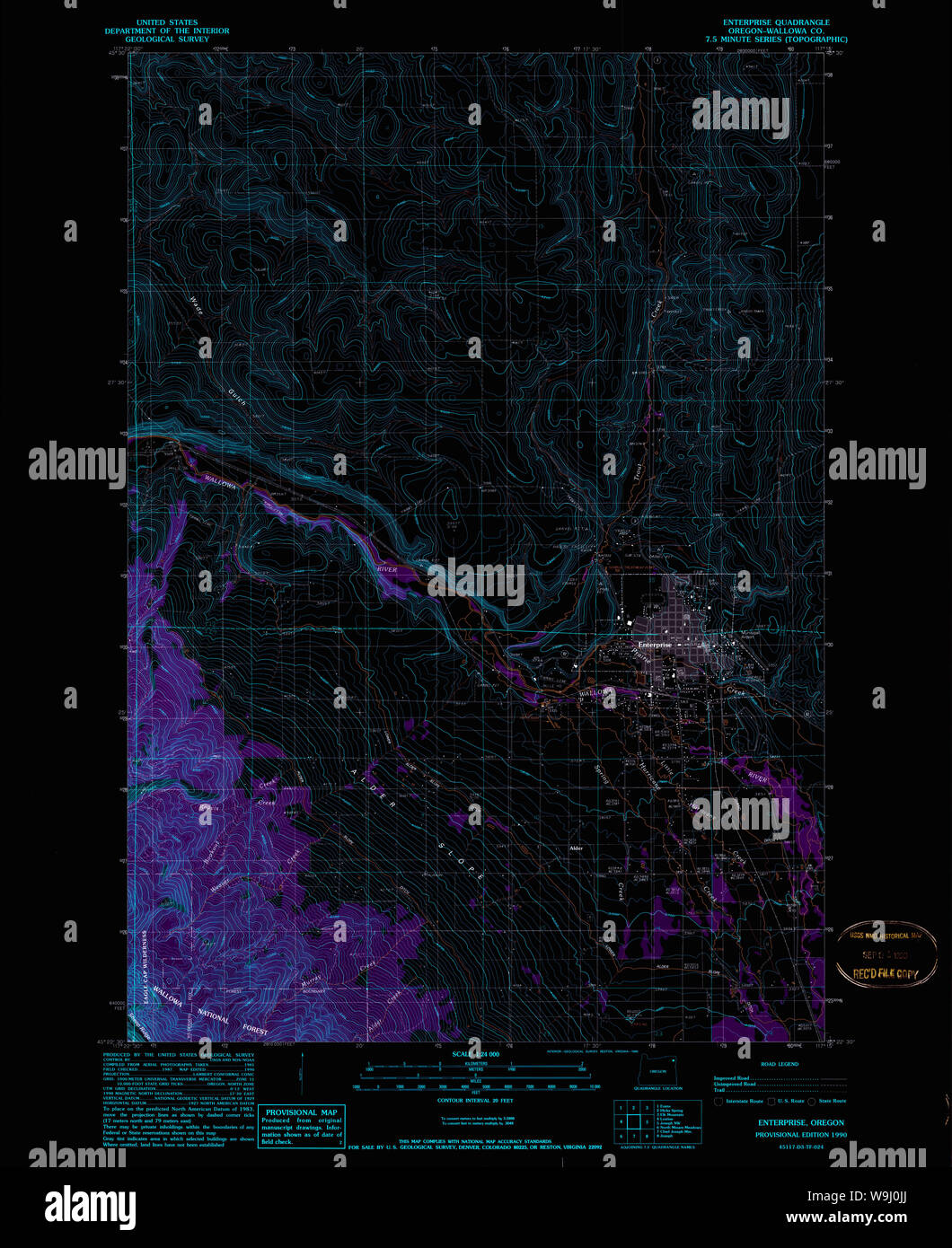 Enterprise oregon map hires stock photography and images Alamy