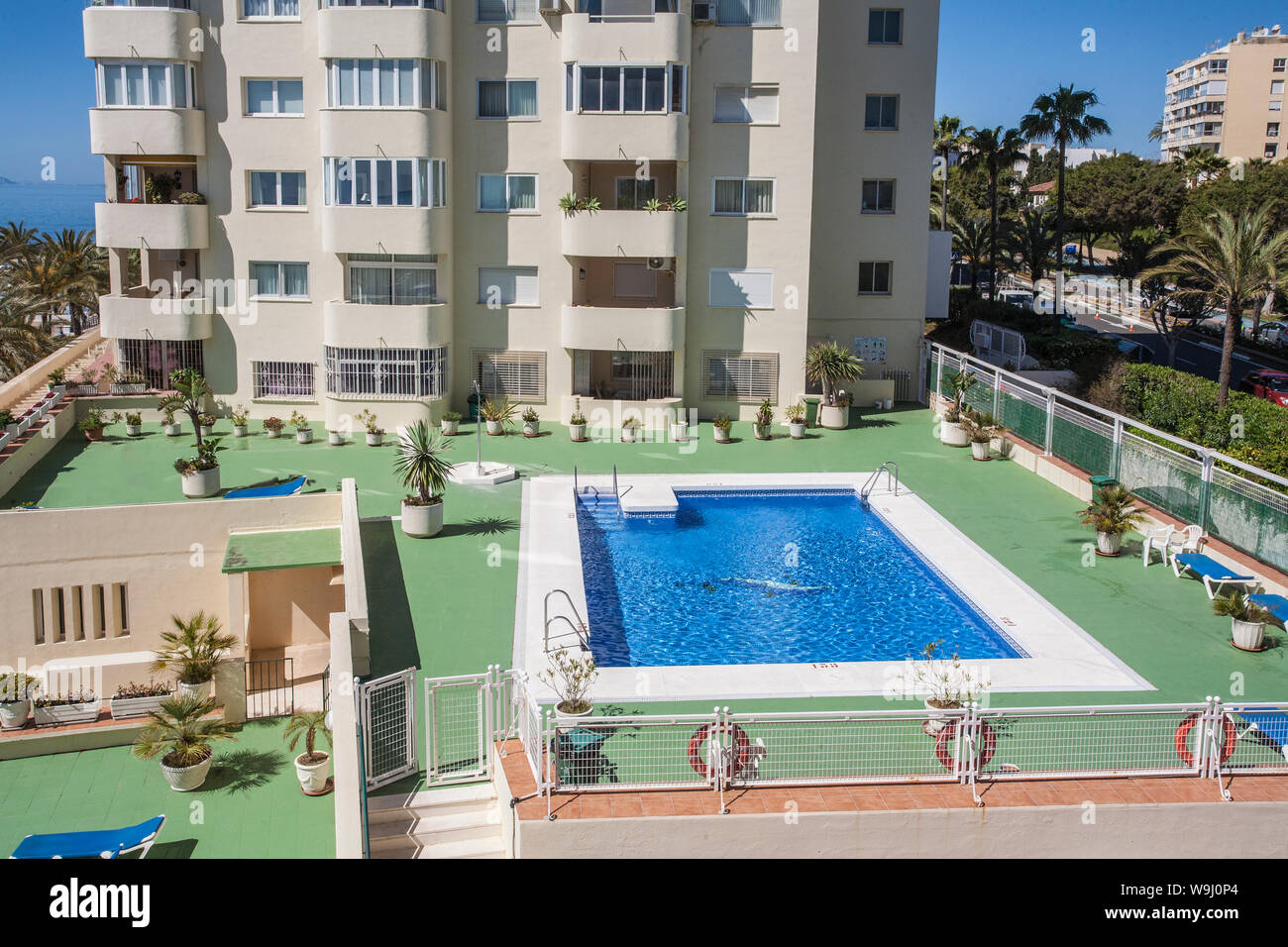 apartment swimming pool, Stock Photo