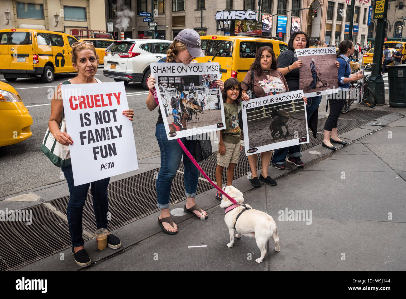 New York United States 13th Aug 2019 Animal Rights Activists