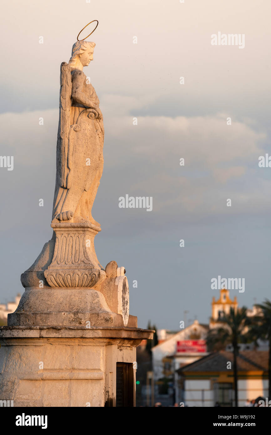Europe, Iberia, Spain,Andalusia, Cordoba, statue near The Roman Bridge over the Guadalquivir, 30074335 *** Local Caption ***  Europe, European, Iberia Stock Photo