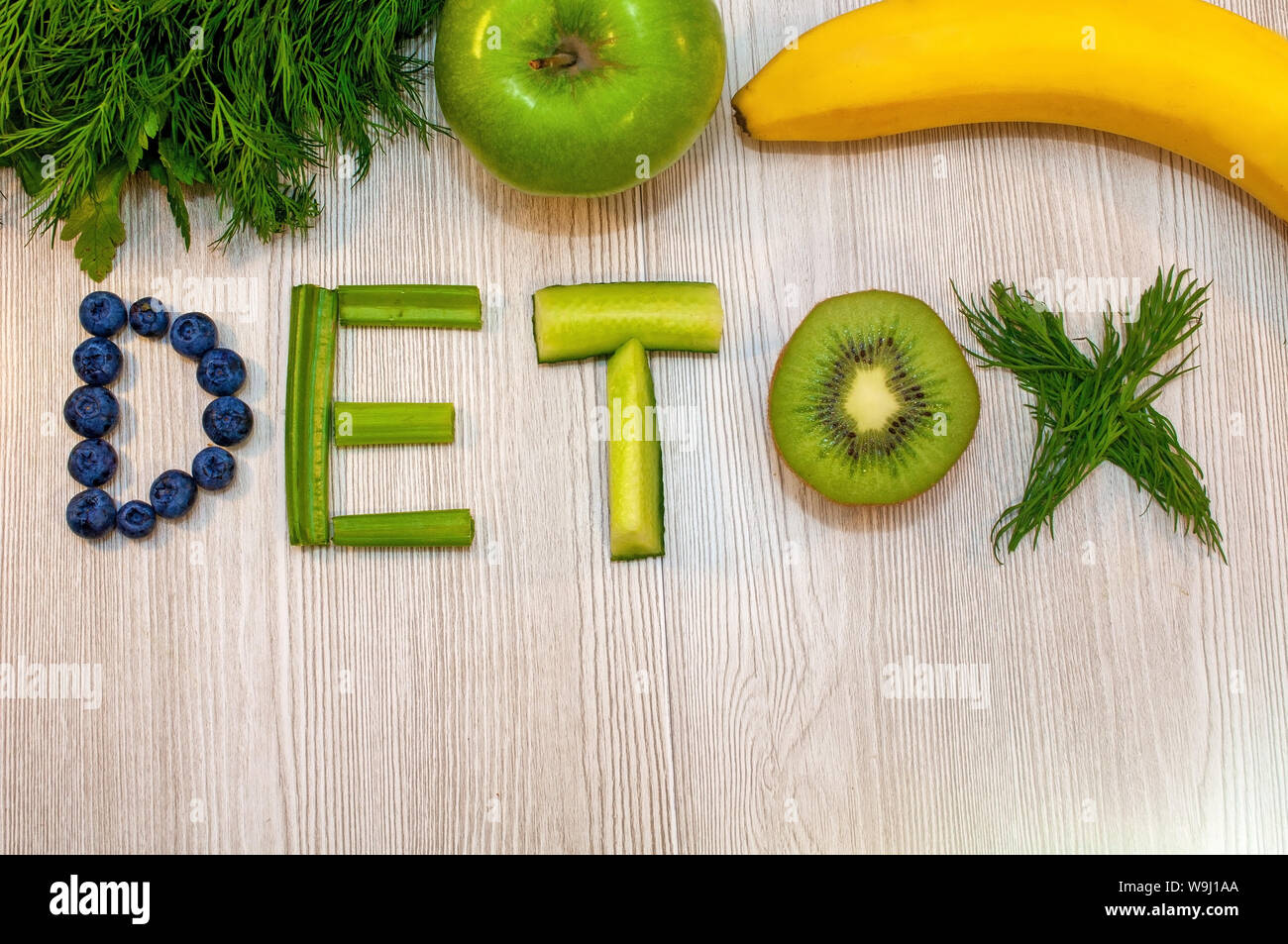 Detox lettering hi-res stock photography and images - Alamy