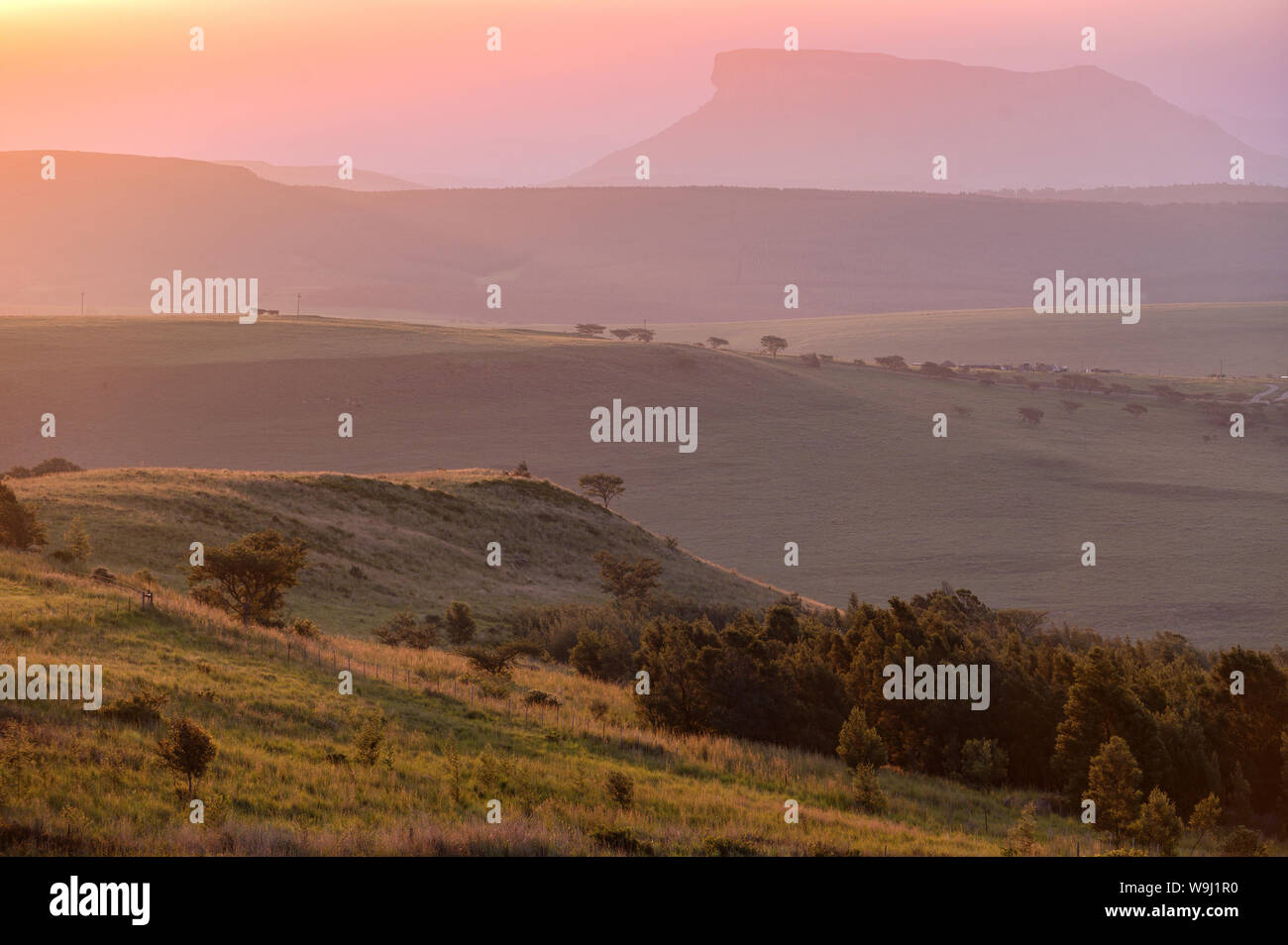 Africa, South Africa, African, Northern, Drakensberg, KwaZulu-Natal, Giants Castle, view from Antbear Lodge, 30074463 *** Local Caption ***  Africa, S Stock Photo