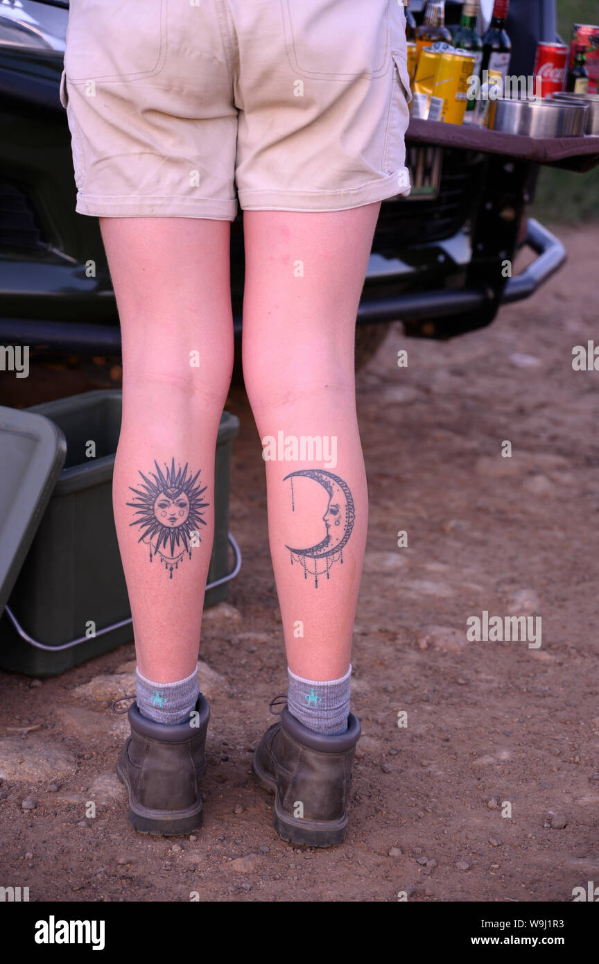 Legs tattoo hi-res stock photography and images - Alamy