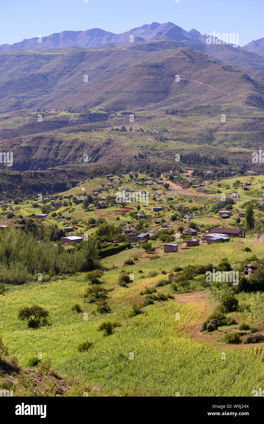 Africa, Southern Africa, Maseru District, Lesotho, Semonkong,, 30074530 *** Local Caption ***  Africa, Southern Africa, Maseru District, Lesotho, Semo Stock Photo