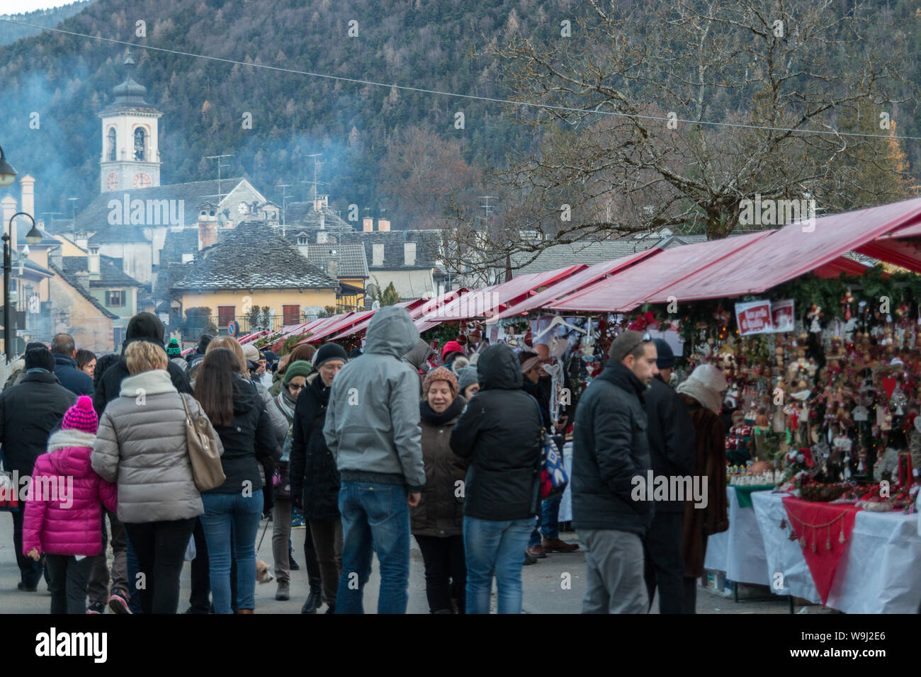 Santa Maria Maggiore Christmas Market, Valle Vigezzo, VCO, Piedmont ...