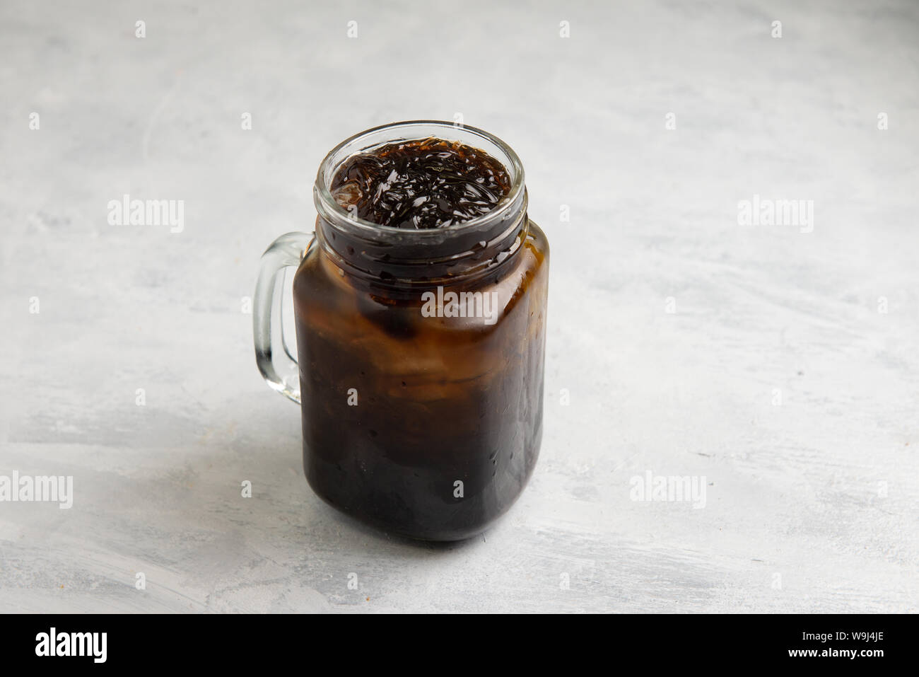 Cincau A Type Of Jelly Glass Drink In Asia Stock Photo Alamy