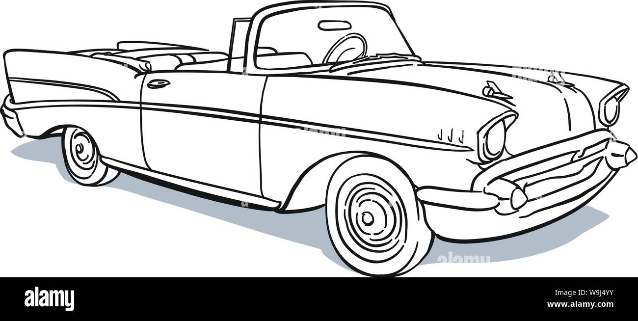 57 Chevy Coloring Pages