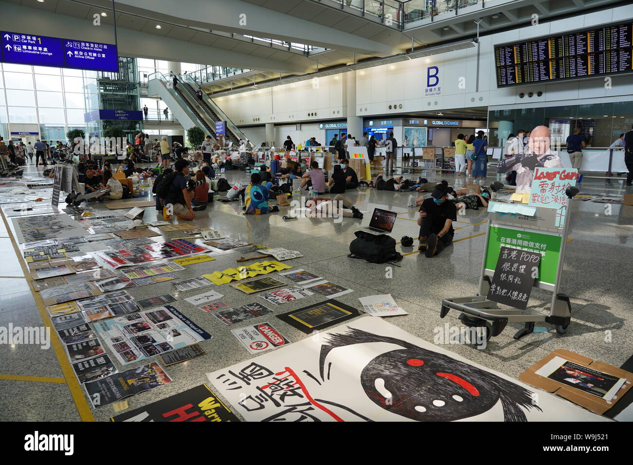 Hong Kong China Aug 14 2019 Anti Extradition Bill Protest In