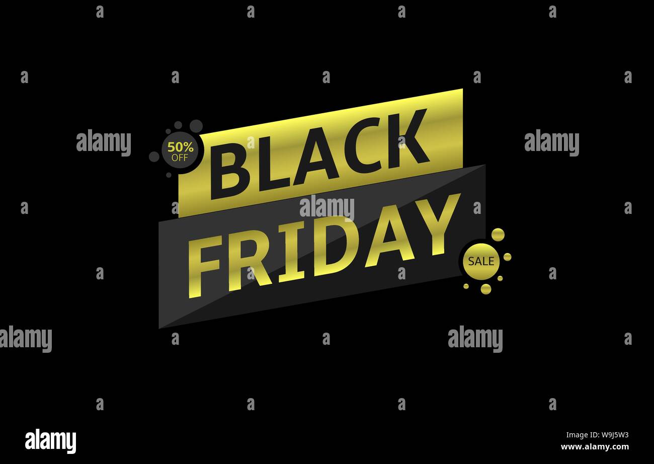 Black Friday label Stock Vector