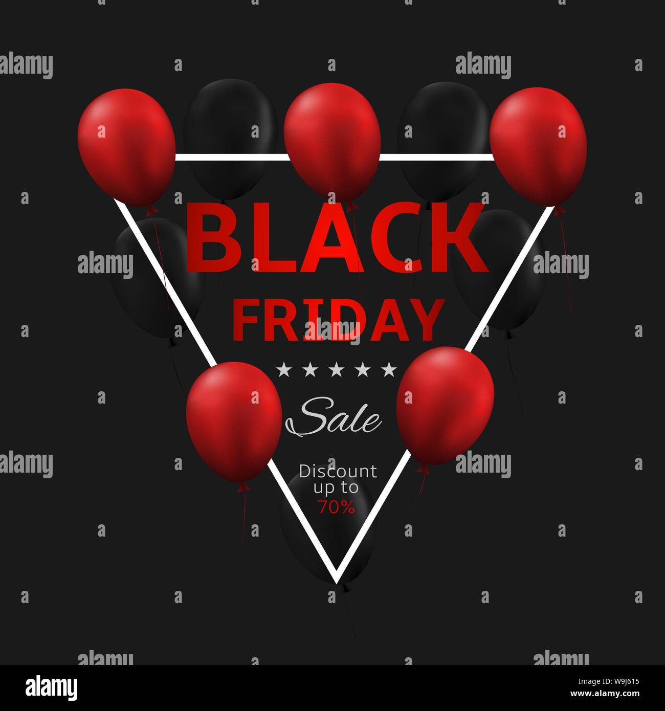 Black Friday background Stock Vector