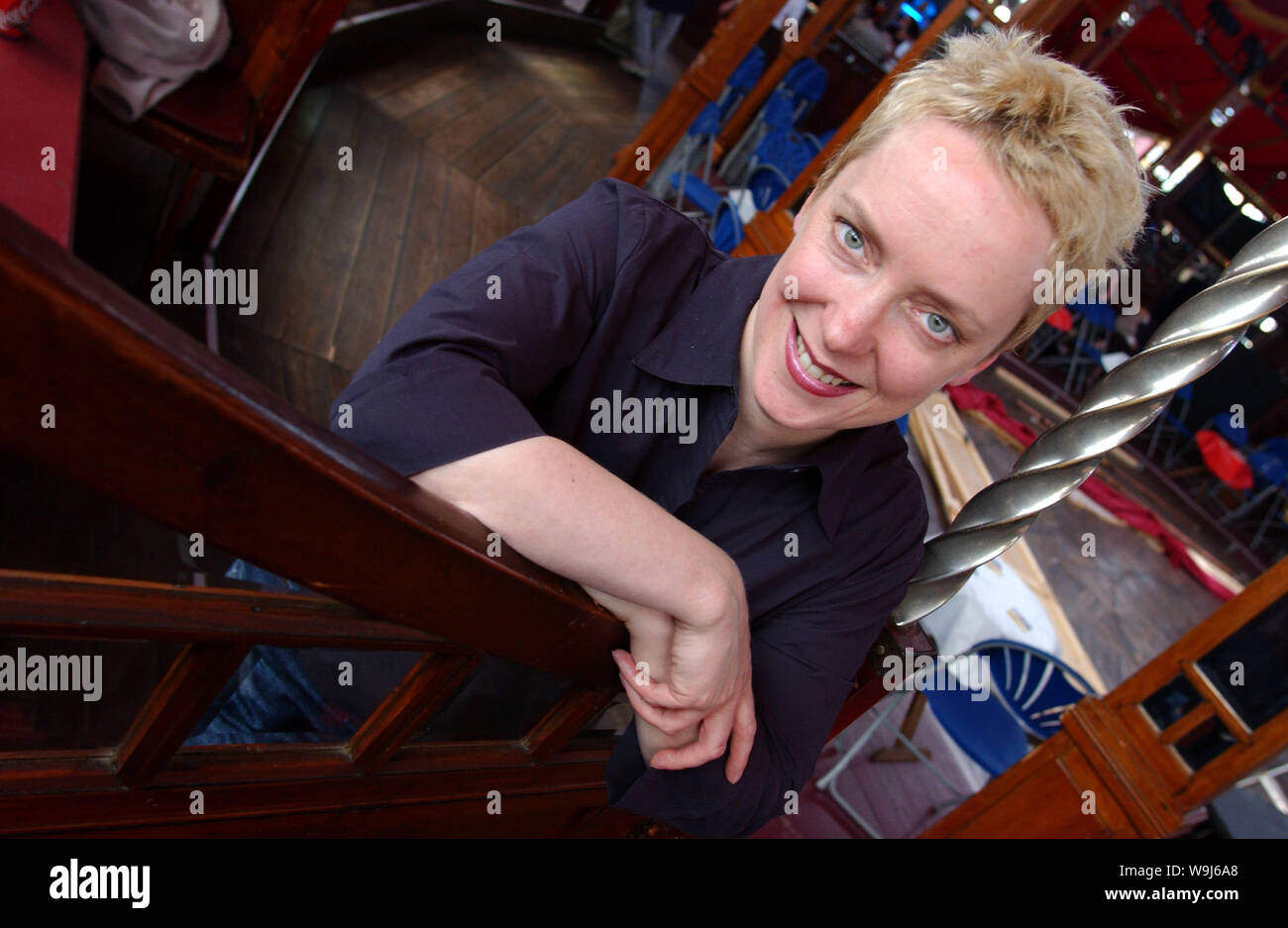 BBC radio and TV presenter Janice Forsyth pictured after a show at the