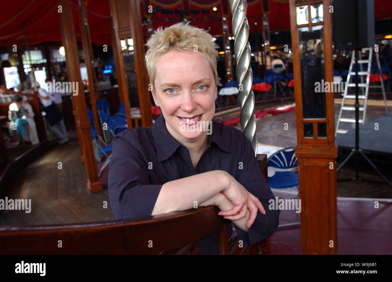 BBC radio and TV presenter Janice Forsyth pictured after a show at the