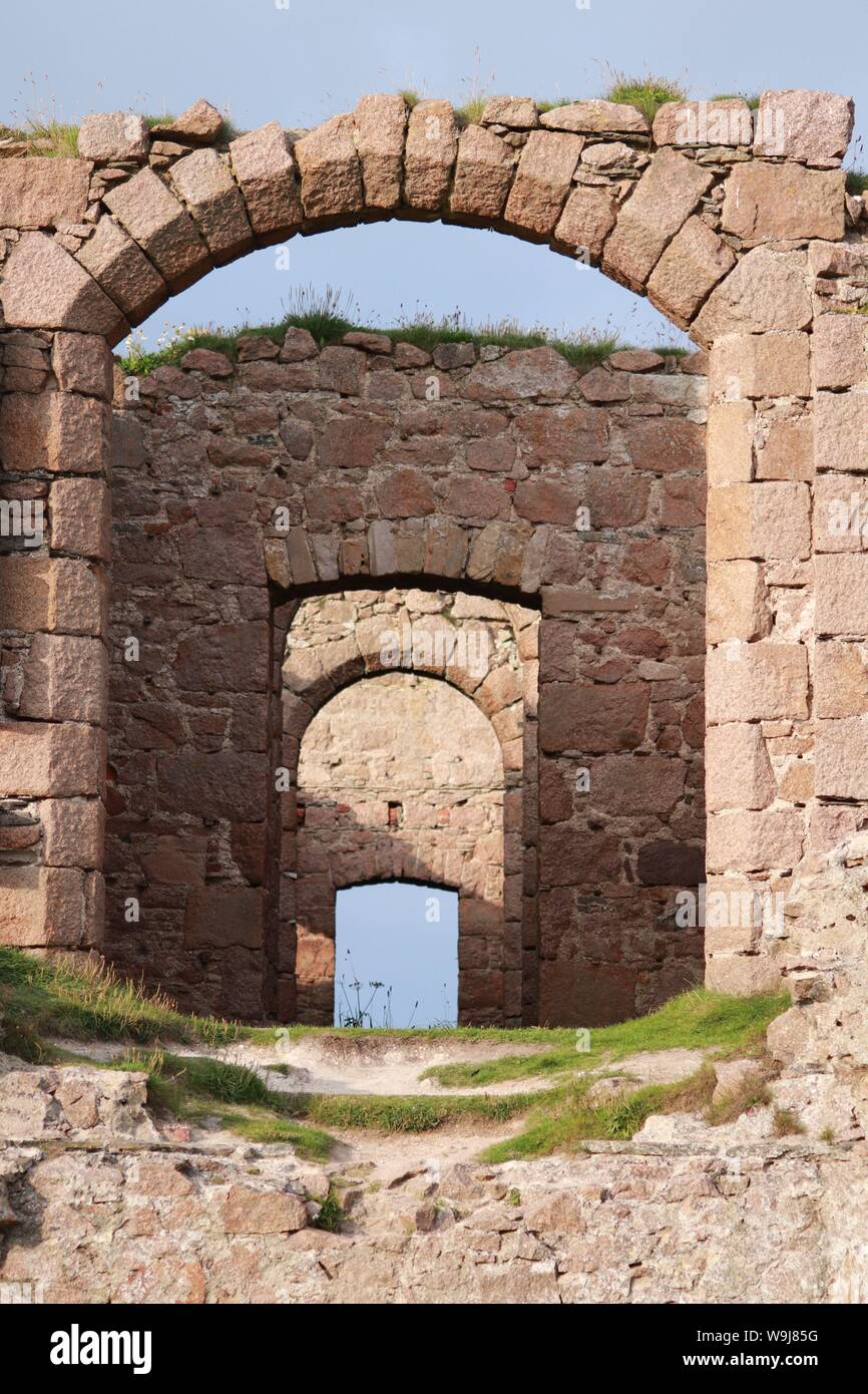 Ruins of old castle Stock Photo