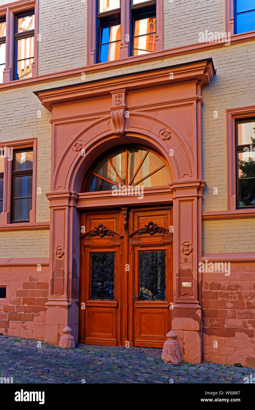 Wohnanlage Schottenhof, erbaut 1872, Eingang Stock Photo