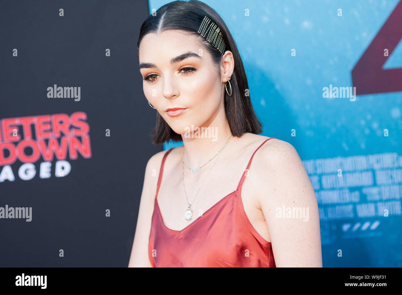 Los Angeles, CA. 13th Aug, 2019. Indiana Massara attends the 47 Meters