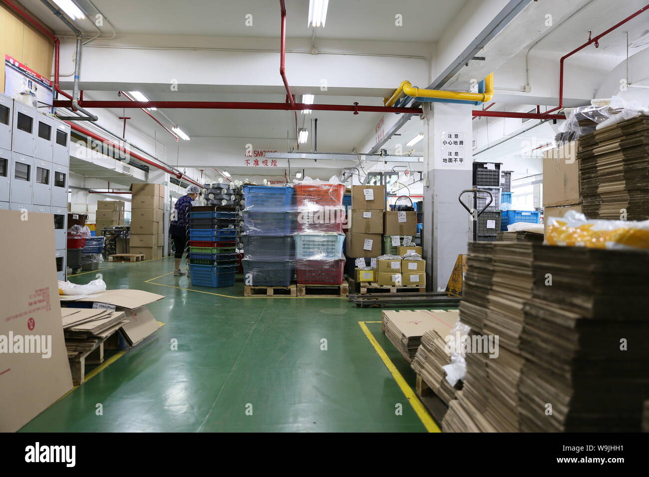 Old Industrial Factory Interior, Hong Kong Stock Photo Alamy
