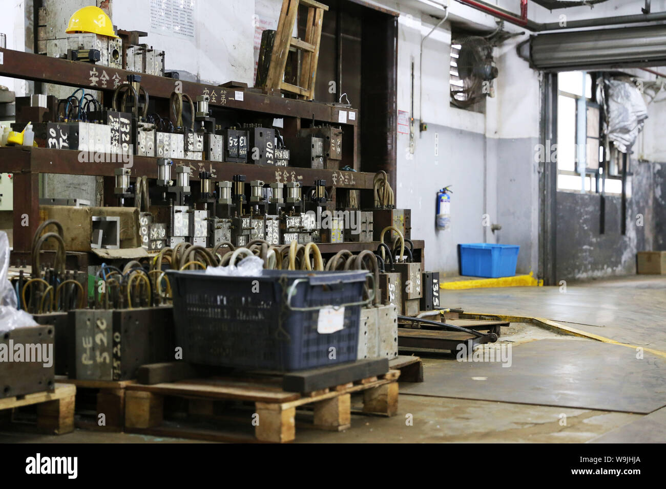 Old Industrial Factory Interior, Hong Kong Stock Photo Alamy
