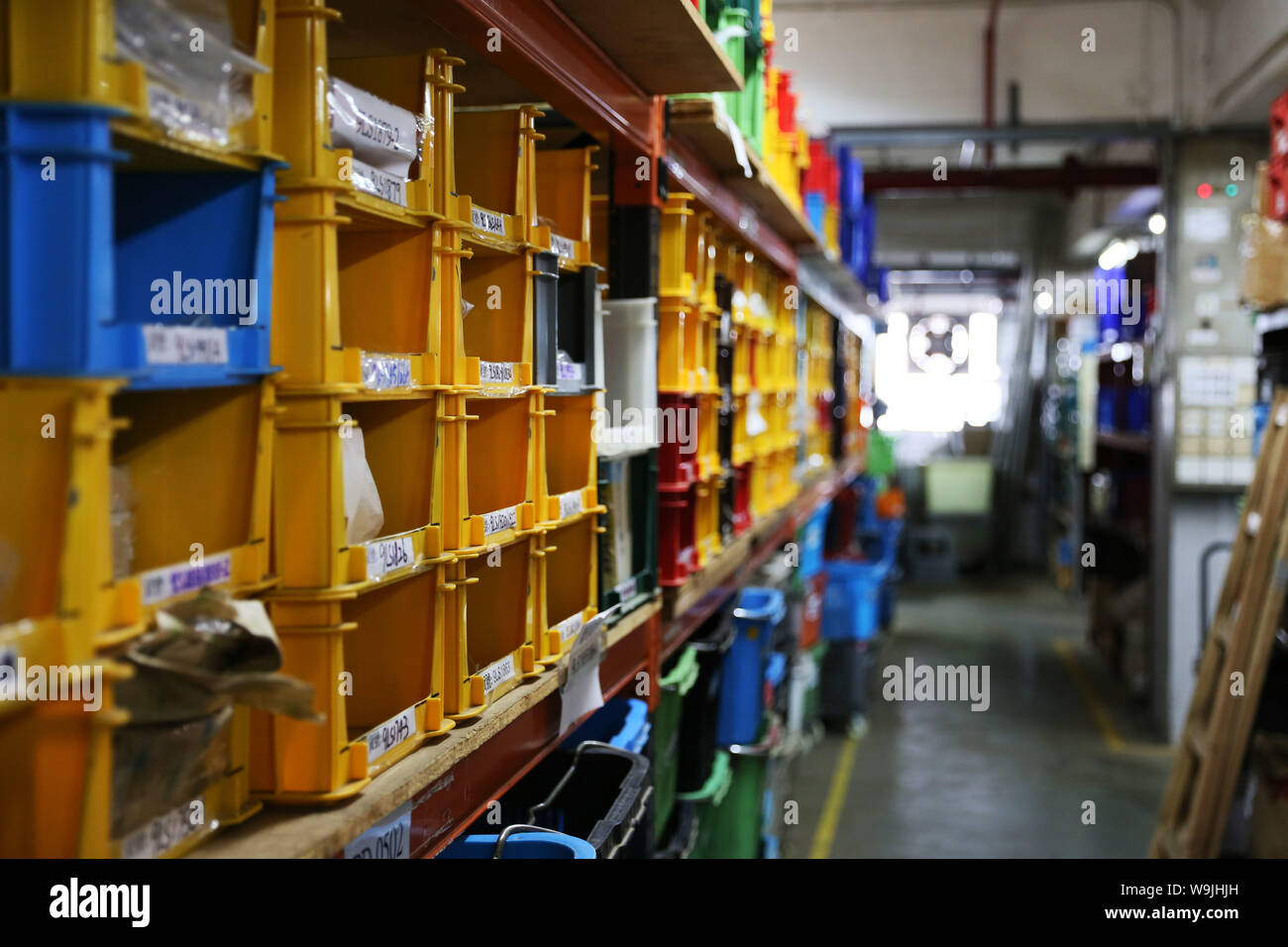 Old Industrial Factory Interior, Hong Kong Stock Photo Alamy