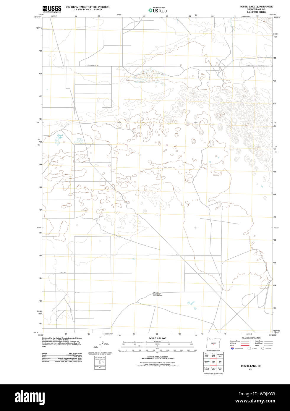 Fossil oregon map hires stock photography and images Alamy