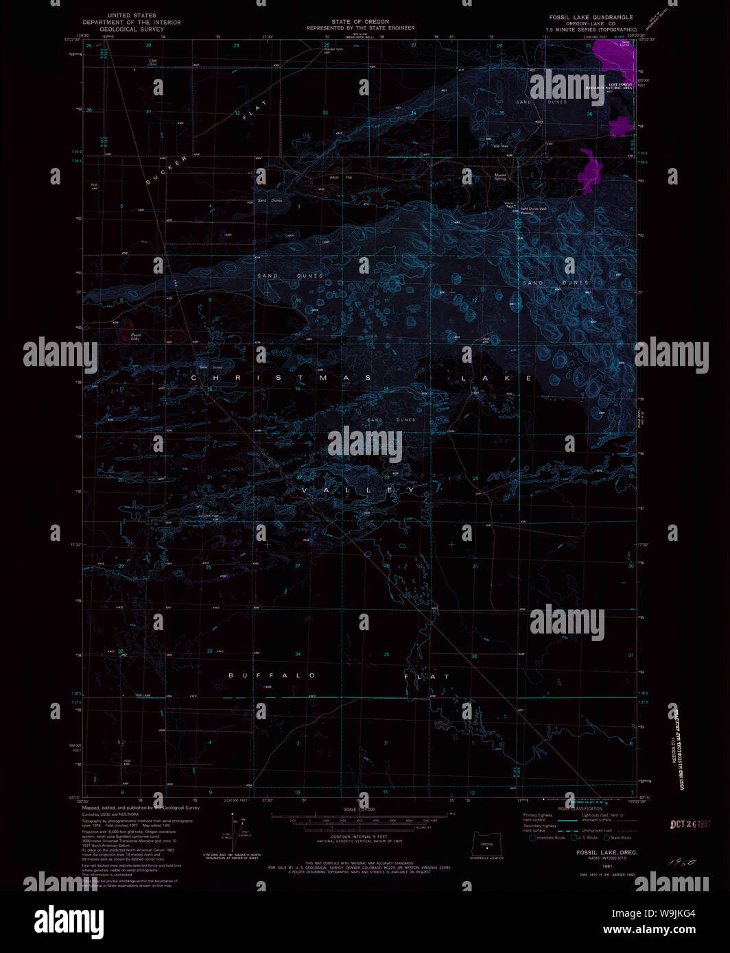 Fossil oregon map hires stock photography and images Alamy