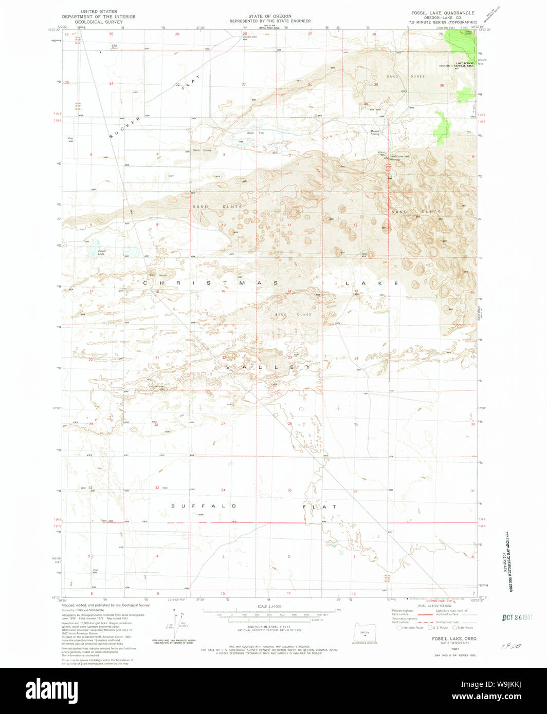 Fossil oregon map hires stock photography and images Alamy