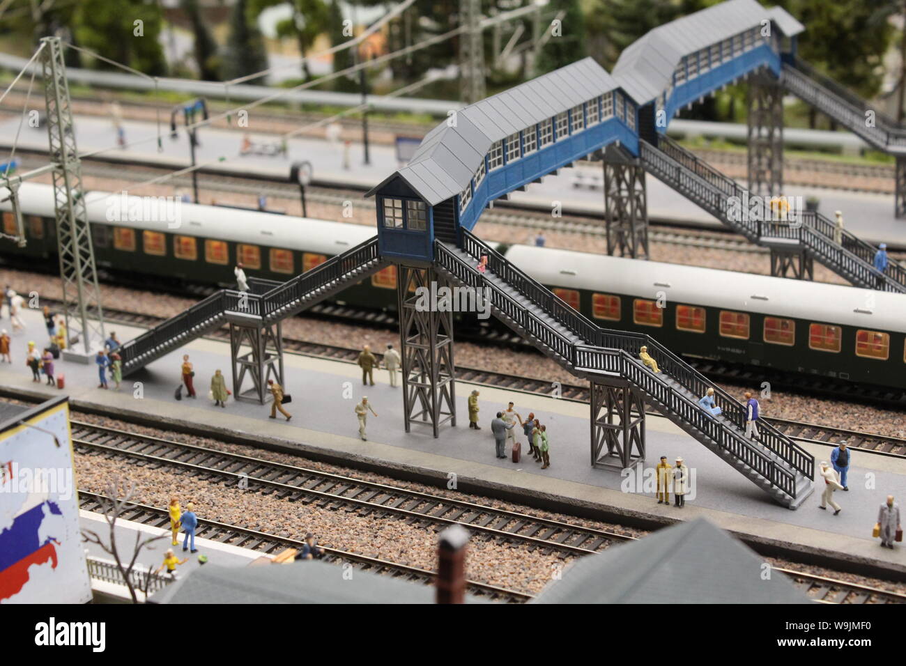 Toy city in a small size, very beautiful and realistic Stock Photo - Alamy