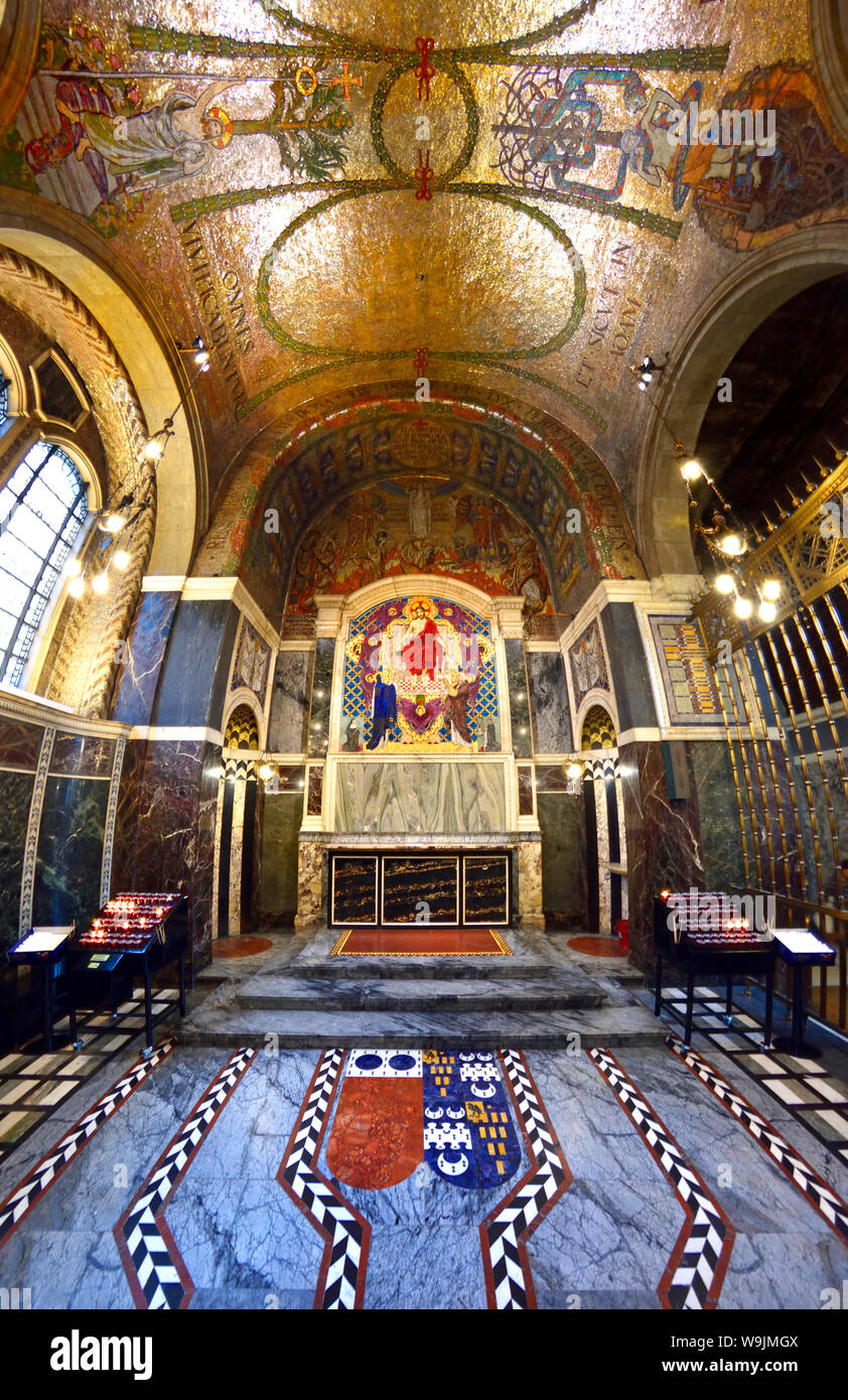 London, England, UK. Westminster Cathedral, Chapel of All Souls Stock Photo