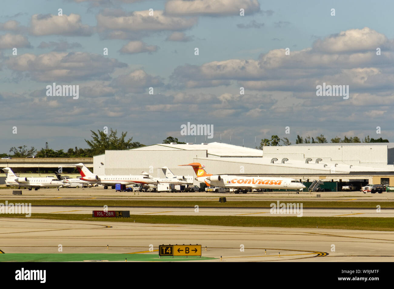 Ft. Lauderdale, FL - Dec. 23, 2018: Conviasa airplane at Fort Lauderdale-Hollywood International Airport. Conviasa is the flag carrier and  largest ai Stock Photo