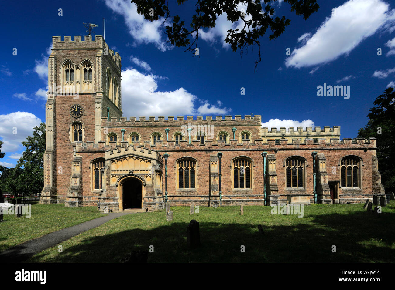 St Marys church, Cardington village, Bedfordshire; England; UK Stock