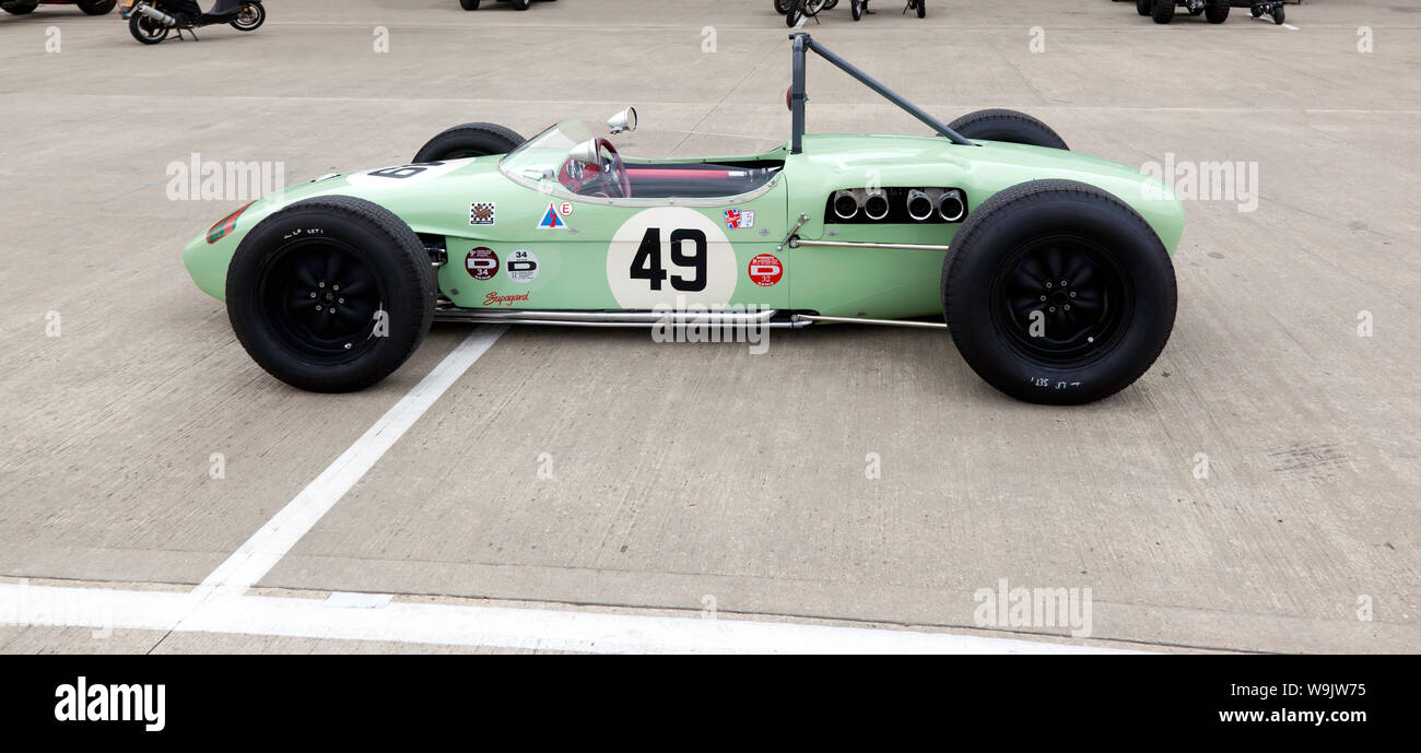Side View Of A 1961 Udt Laystall Green Lotus 18 915 On Display In The International Paddock At The 19 Silverstone Classic Stock Photo Alamy Side View Of A 1961 Udt Laystall Green Lotus 18 915 On Display In The International Paddock At The 19 Silverstone Classic Stock Photo Alamy