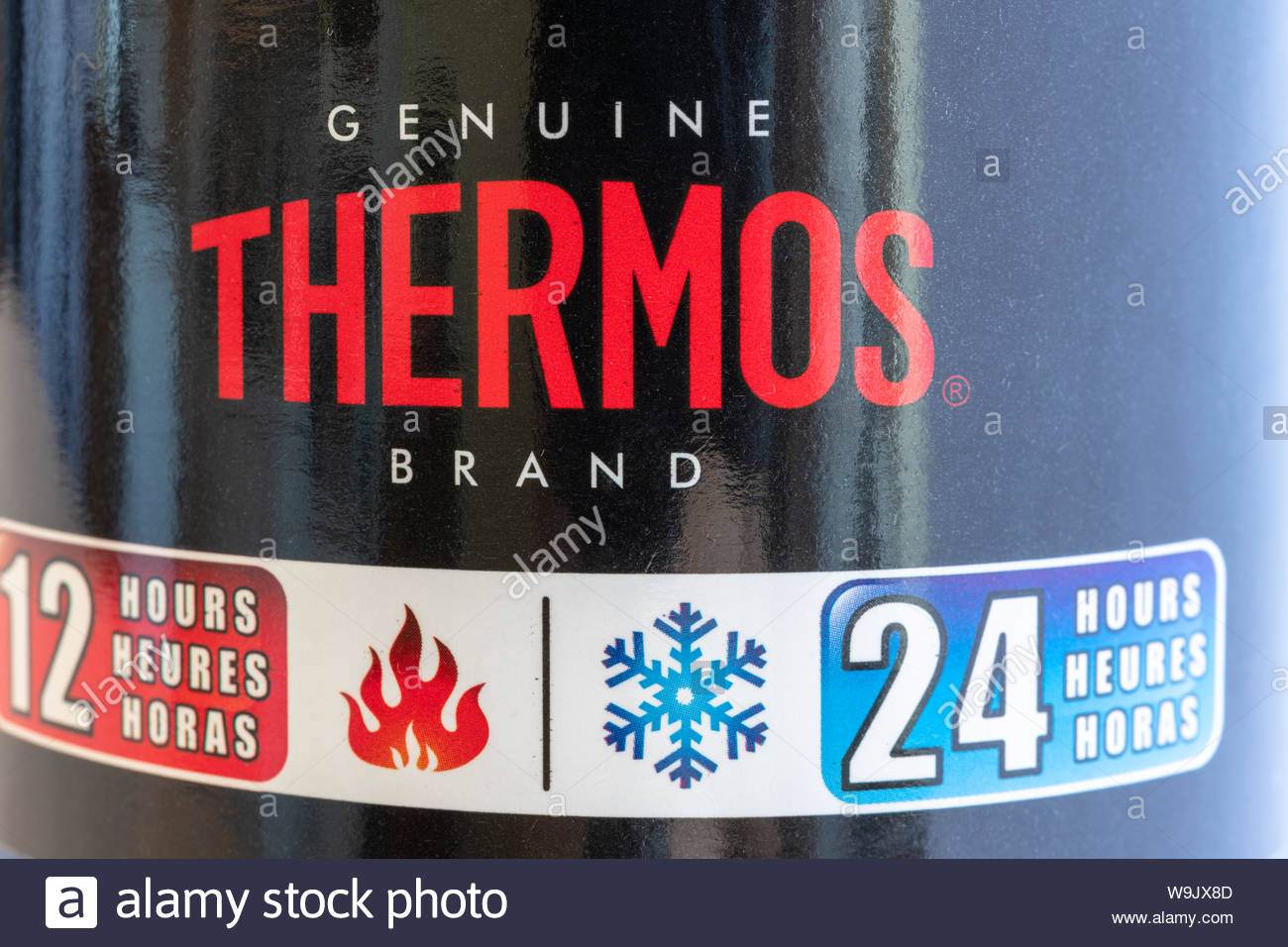 Download In This Illustration Photo A Thermos Brand Name Can Be Seen Over The Surface Of The Temperature Keeping Container Stock Photo Alamy Yellowimages Mockups