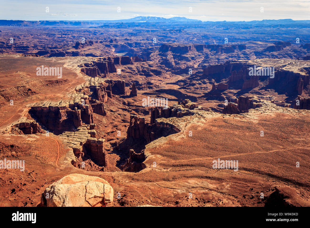 The White Rim Overlook in Canyonlands National Park, Utah, USA Stock Photo