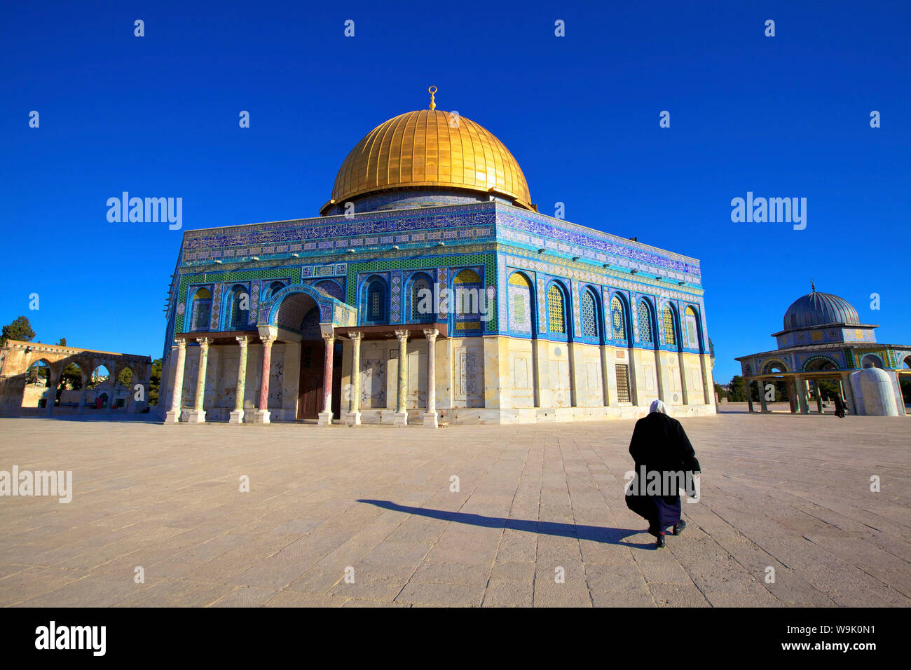 The Dome of the Rock, Temple Mount, UNESCO World Heritage Site, Jerusalem, Israel, Middle East Stock Photo