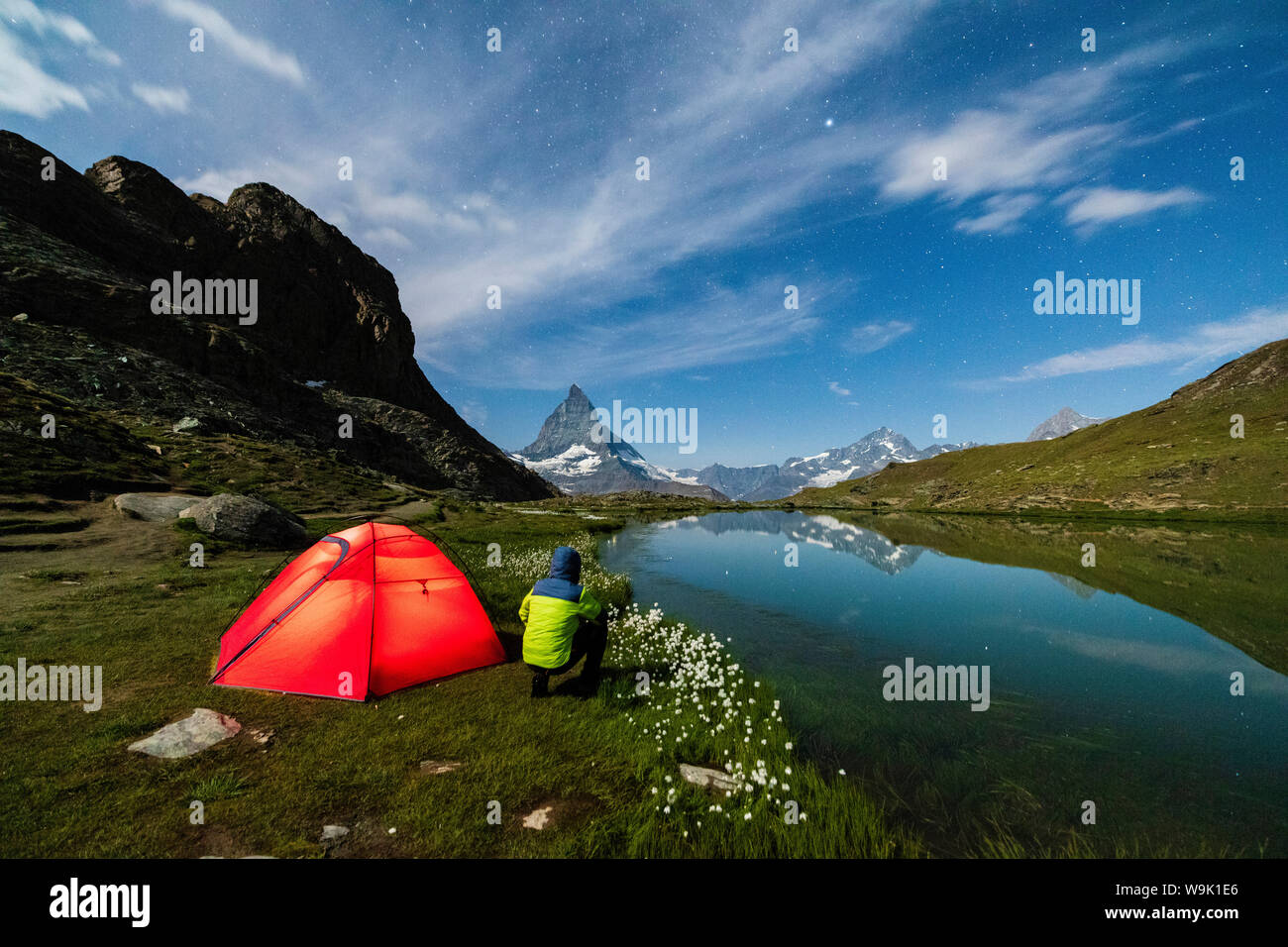 Switzerland europe valais matterhorn tent hi-res stock photography and  images - Alamy