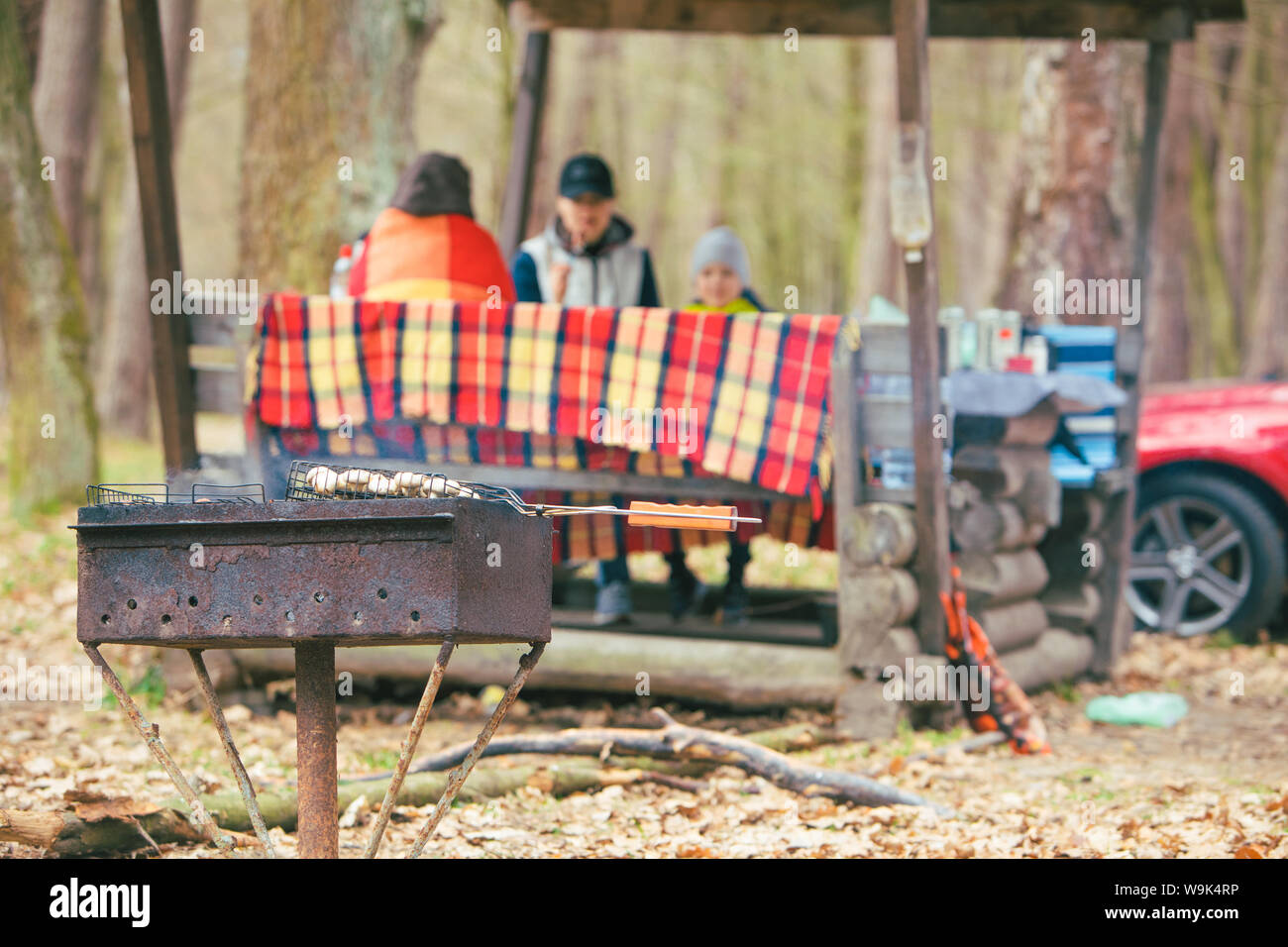 Child eating picnic woods hi-res stock photography and images - Alamy