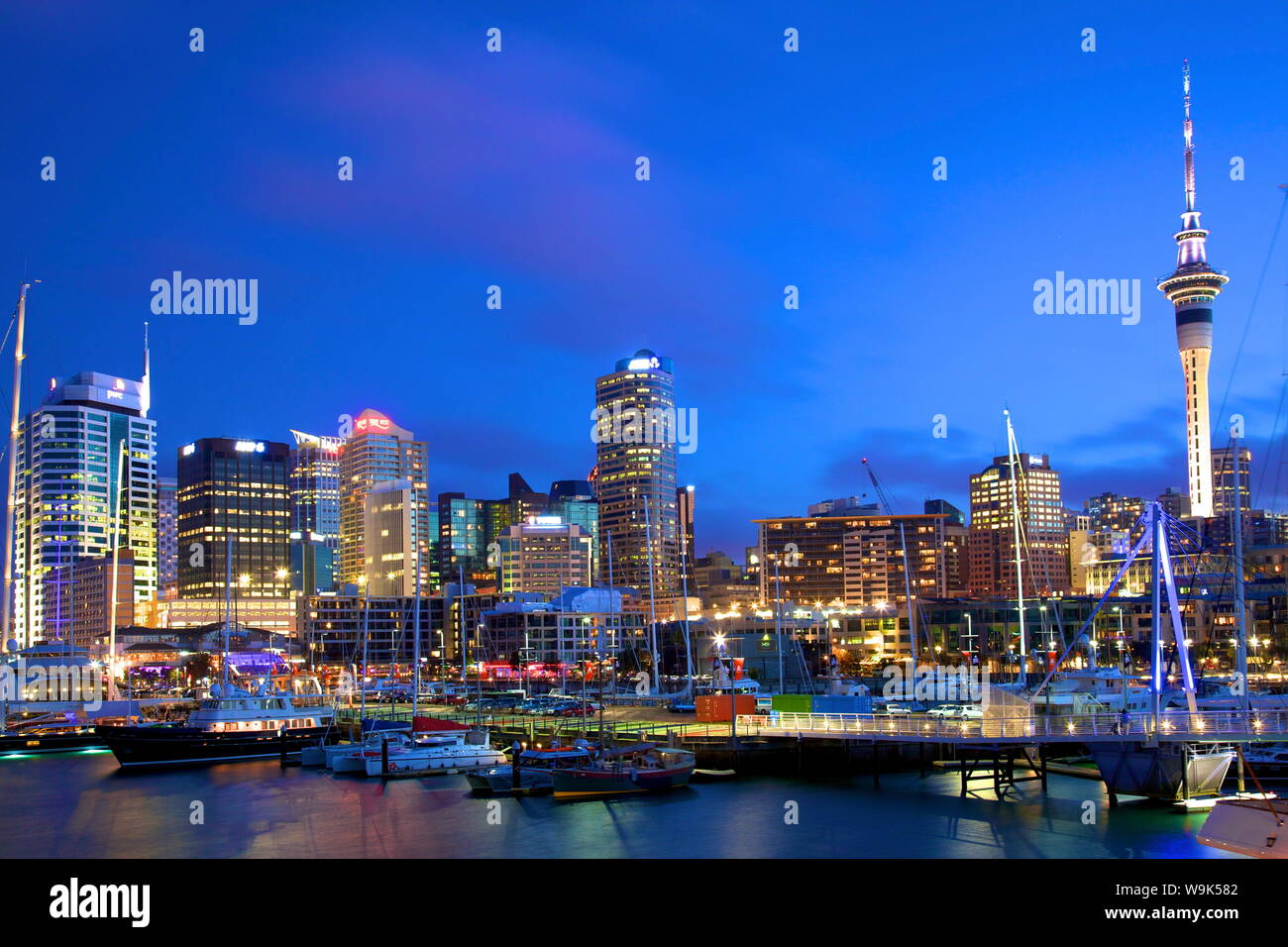 Auckland City and Harbour, Auckland, North Island, New Zealand, Pacific