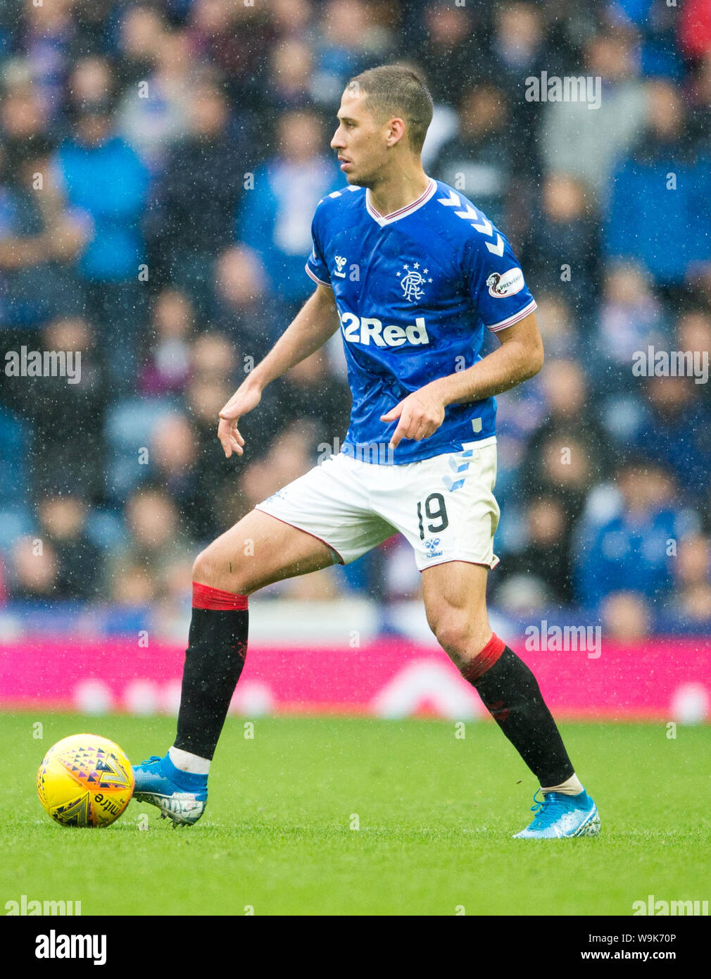 Rangers' Nikola Katic during the Ladbrokes Scottish Premiership match ...