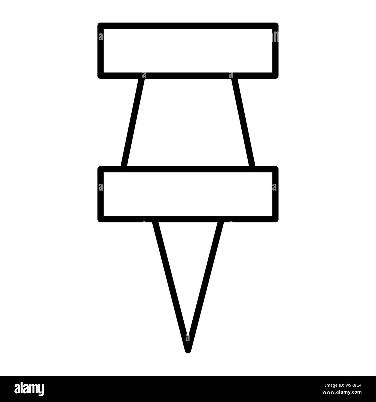 Marker, Pin logo or Icon illustration. Vector icon banner Template ...