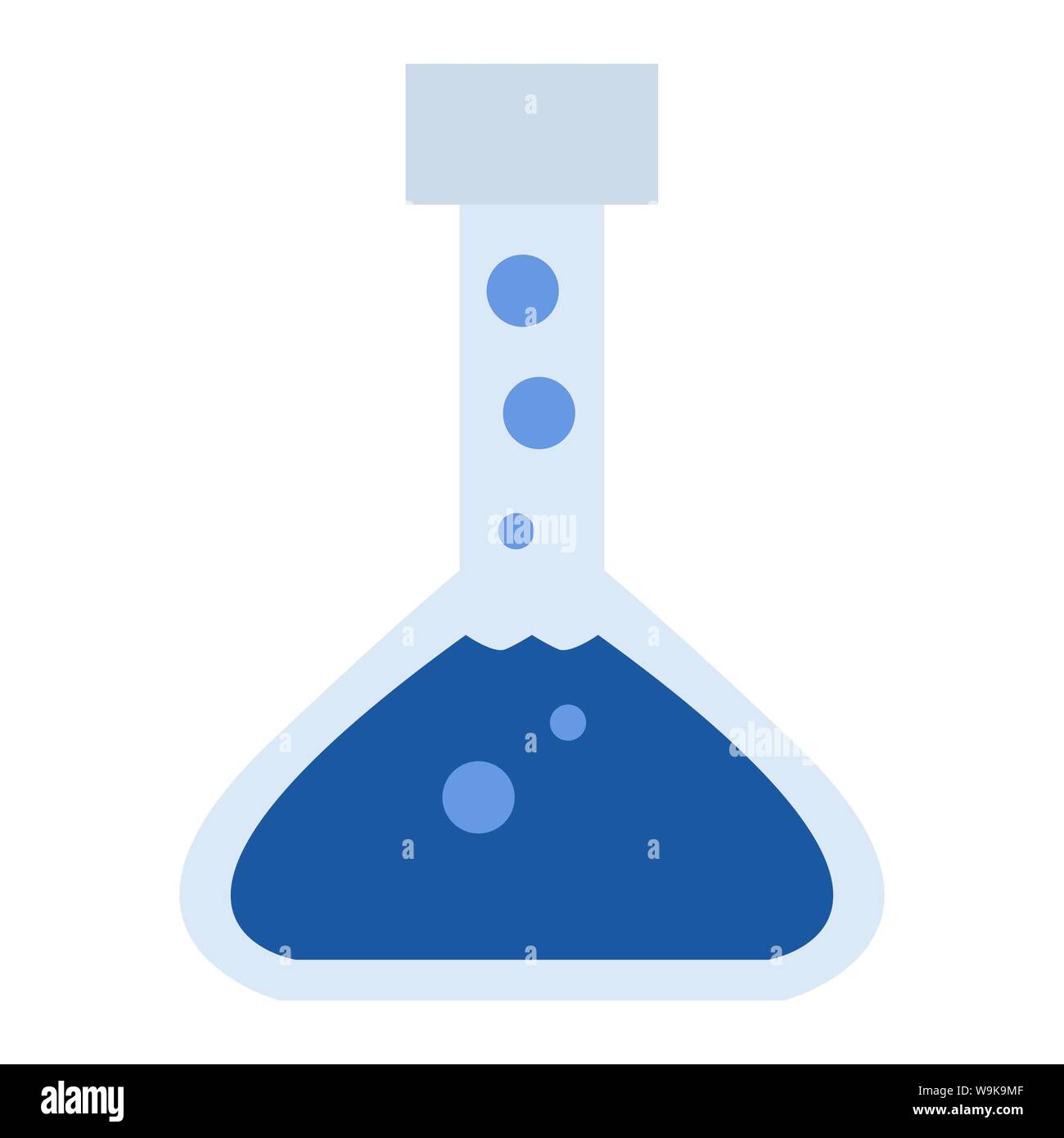 erlenmeyer flask Icon Vector Design or logo Illustration. Perfect use for website, design