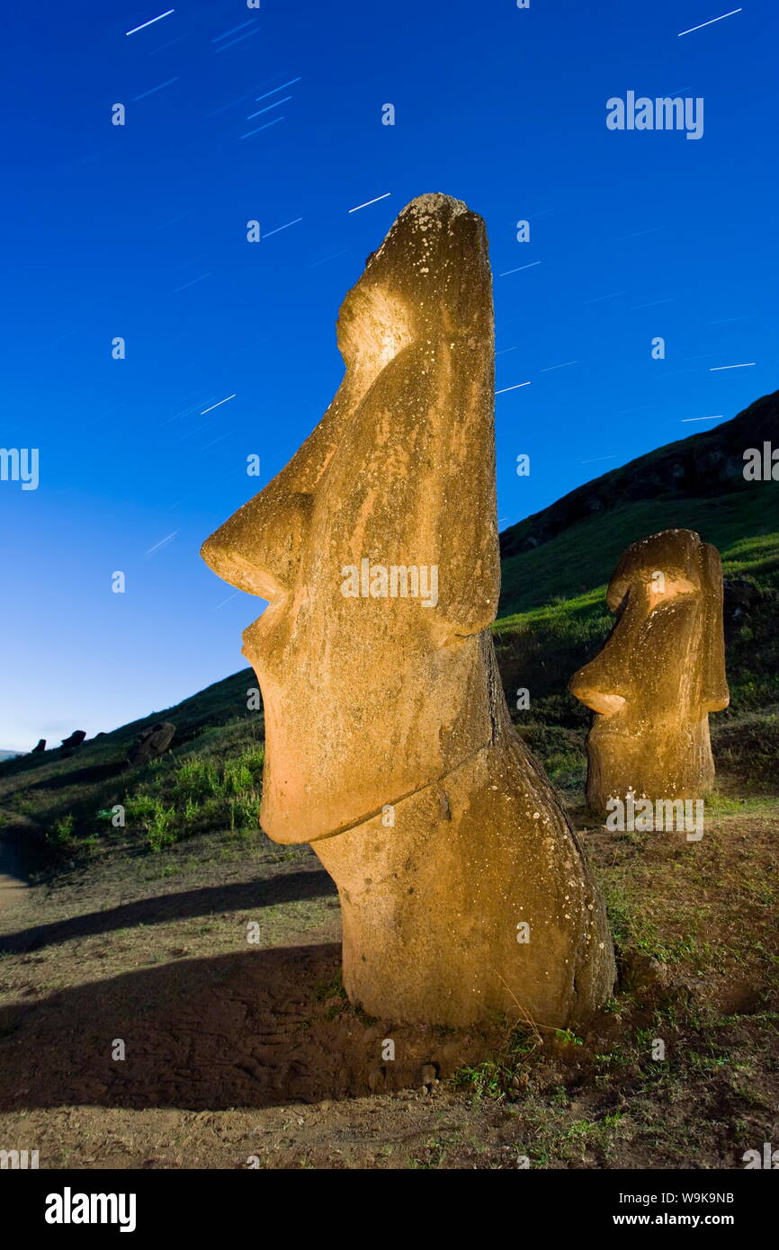 Moai statues replica hi-res stock photography and images - Alamy