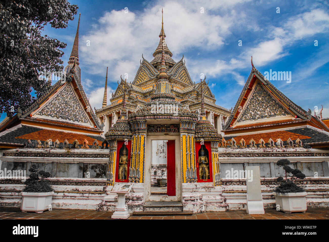 Views of Wat Pho temple in Bangkok Thailand Stock Photo - Alamy