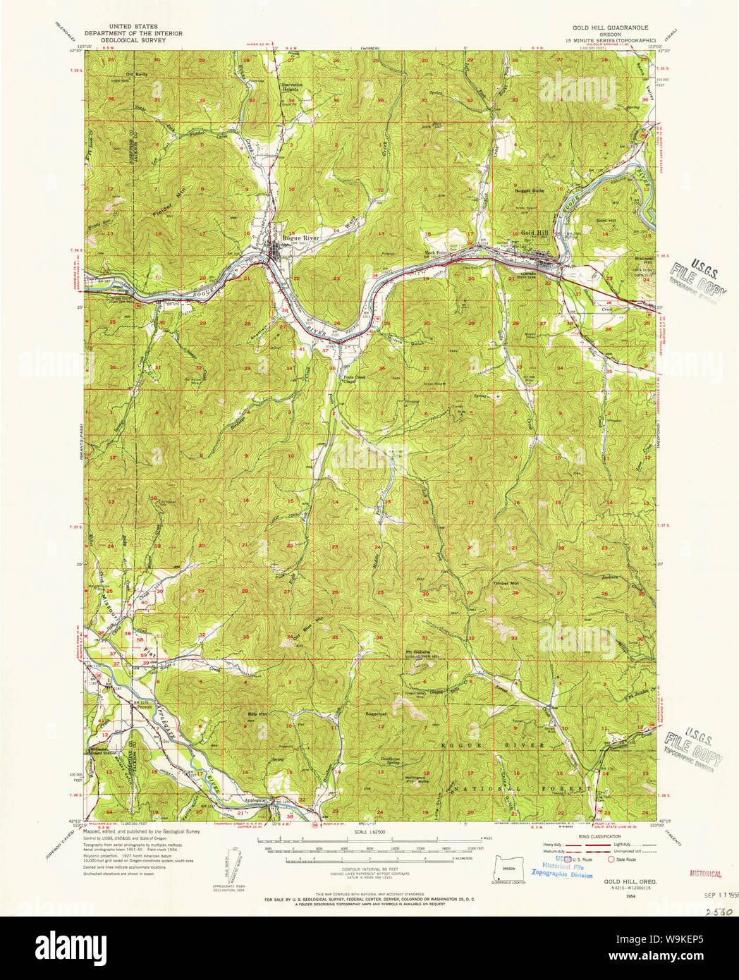 Gold hill oregon map hires stock photography and images Alamy