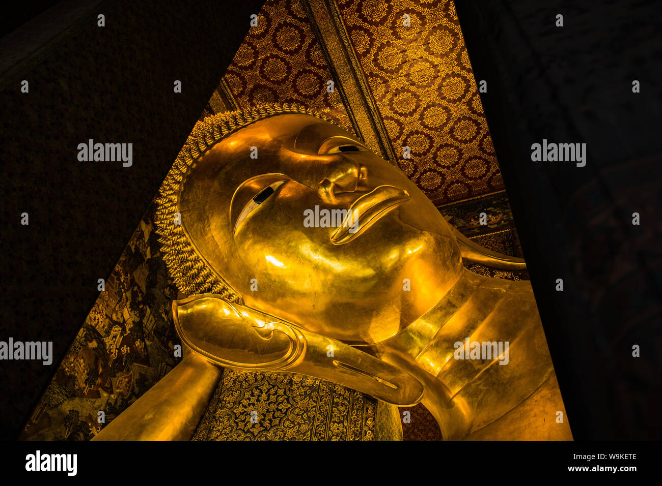 Views of Wat Pho temple in Bangkok Thailand Stock Photo - Alamy