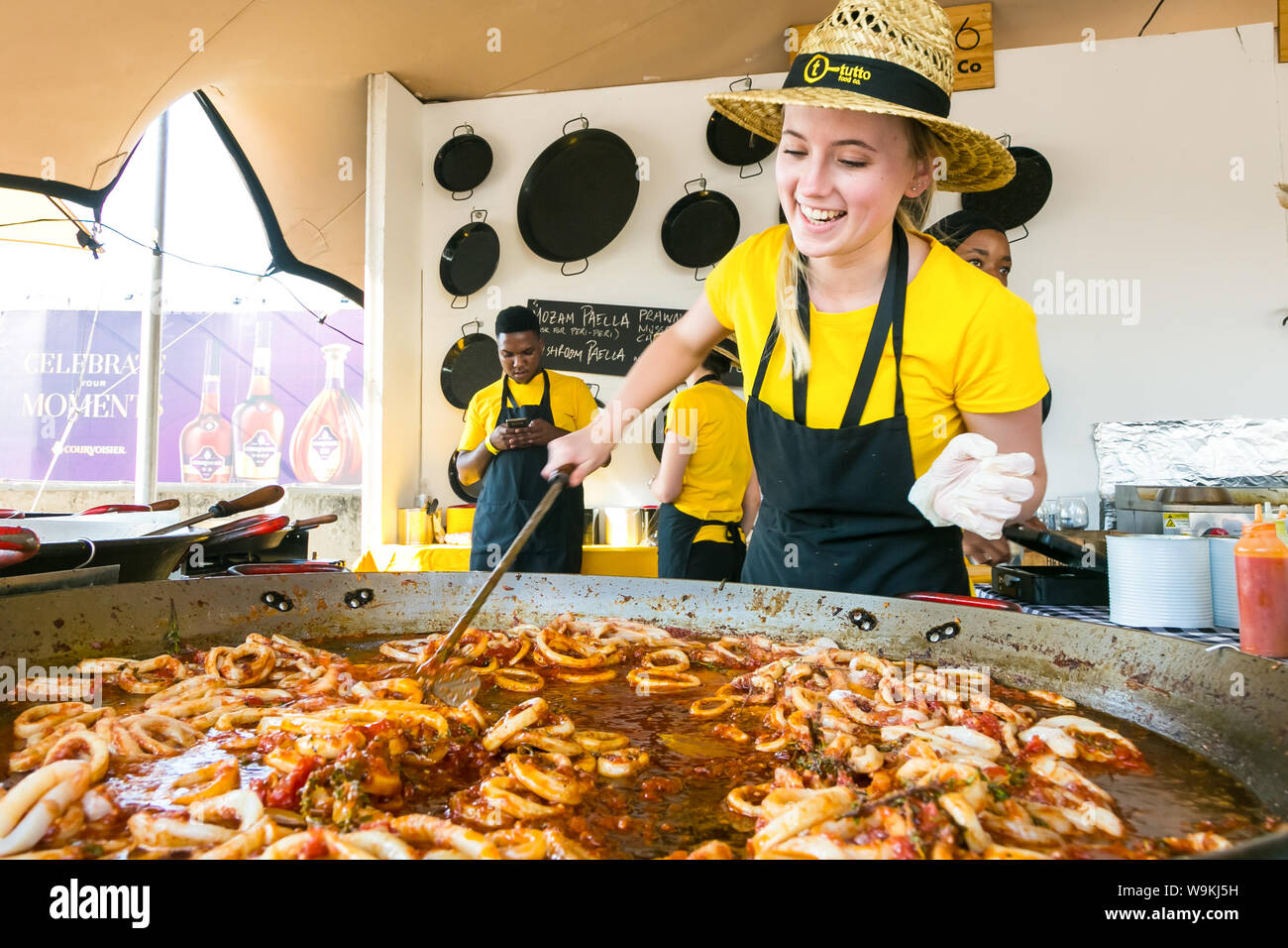 Johannesburg, South Africa October 15 2016 Caucasian Female Chef