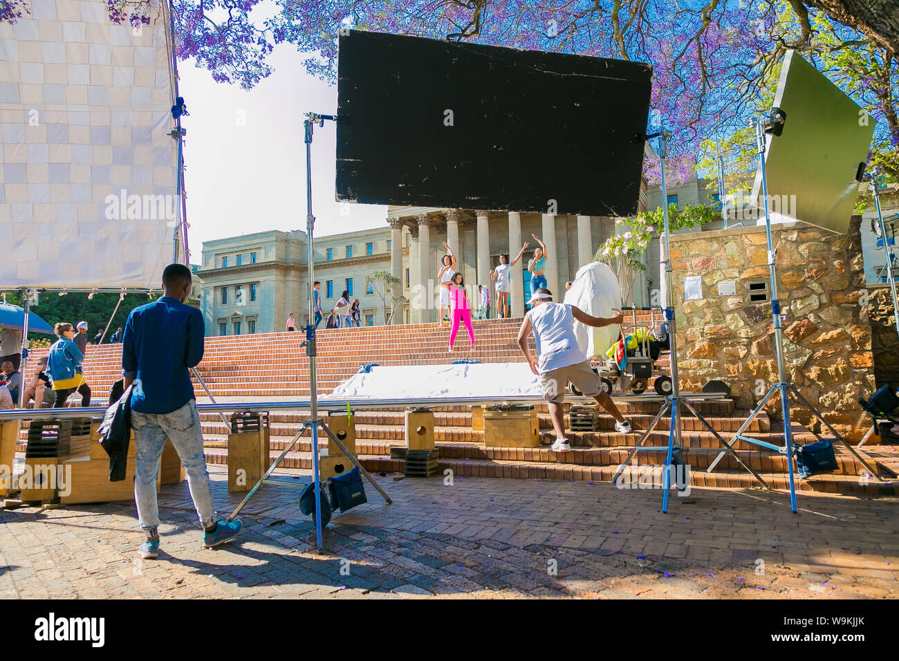 Johannesburg, South Africa October 09 2018 Behind the scenes of a