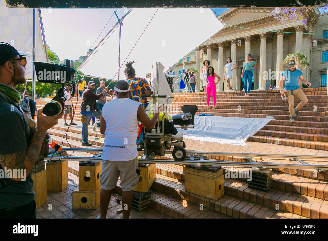 Johannesburg, South Africa October 09 2018 Behind the scenes of a