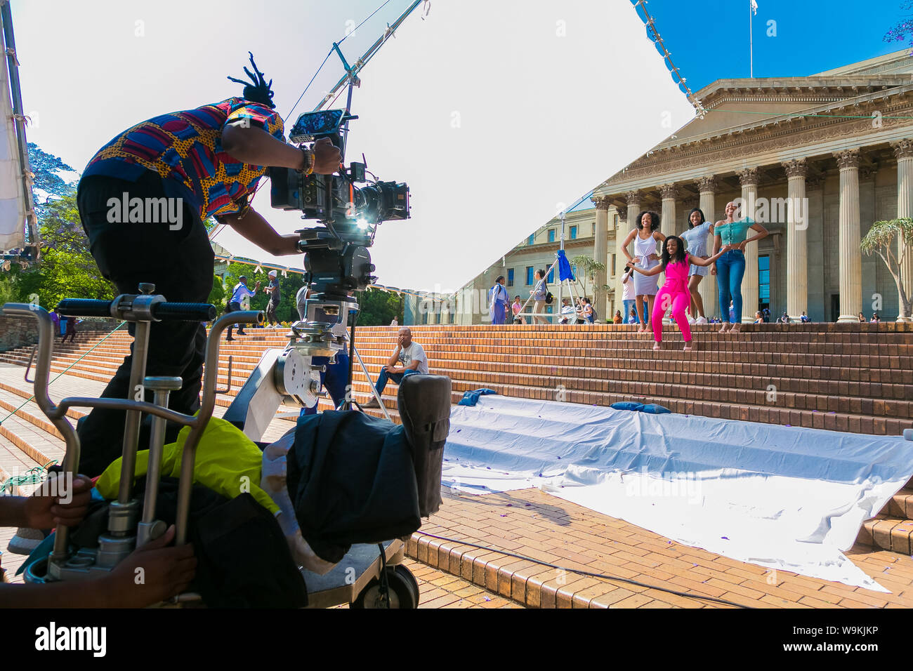 Johannesburg, South Africa October 09 2018 Behind the scenes of a