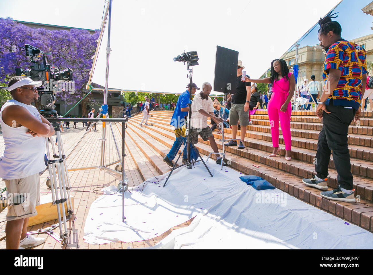 Johannesburg, South Africa October 09 2018 Behind the scenes of a